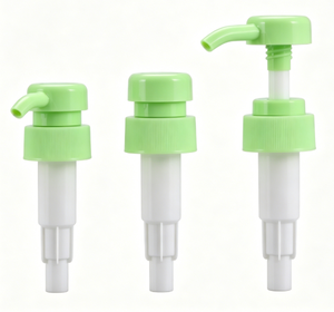 Dispensador de loción de plástico 30/410, tapa de bomba verde de PP para champú, gel de ducha, para botella vacía de cosméticos y jabón corporal. - Product Image 3