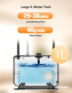 Centre de soin des vêtements haute pression 4 bars <span class=keywords><strong>avec</strong></span> planche <span class=keywords><strong>à</strong></span> <span class=keywords><strong>repasser</strong></span> pliable et fer <span class=keywords><strong>à</strong></span> vapeur - Product Image 5