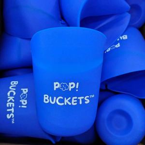 Collapsible <b>Silicone</b> <b>Rubber</b> Popcorn Maker Bowl Eco-Friendly Microwave <b>Silicone</b> Popcorn Bowl for Parties - Product Image 5