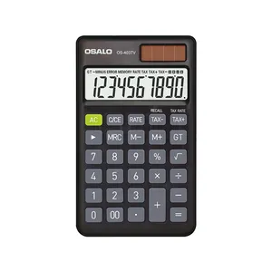 Calculadora de bolsillo de OS-403TV, 10 dígitos, con funciones de impuestos, novedad