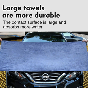 <span class=keywords><strong>Toalla</strong></span> Nano Cepillada 30*180CM, Tejido Delicado y Felpa, Gran Tamaño, Absorbente, para Lavado de Autos - Product Image 2