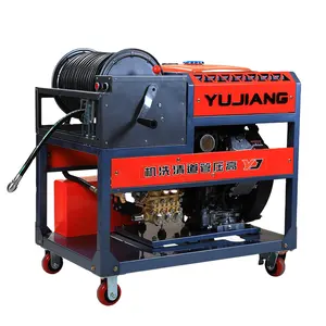 Hot selling dual cylinder high-pressure pipeline cleaning machine for cleaning sewage pipelines
