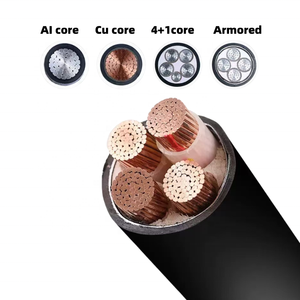 Cable <span class=keywords><strong>de</strong></span> Baja Tensión YJV YJV22 ZC-YJV NH-YJV XLPE PVC Sin Armadura, 4 Núcleos, Conductor <span class=keywords><strong>de</strong></span> Cobre Libre <span class=keywords><strong>de</strong></span> Oxígeno, Clasificación IP68, para Uso en Construcción - Product Image 4