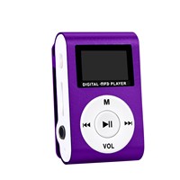 Lecteur MP3 portable avec écran LCD, prise en charge du clip, insertion de carte TF, écouteurs pour étudiants