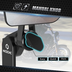 Espejos abatibles rápidos NiceCNC para Yamaha Tenere 700 <span class=keywords><strong>MT09</strong></span> espejo de montaje perforado para <span class=keywords><strong>BMW</strong></span> R1200GS R1250GS Adventure R1200 GSA R1250 GSA - Product Image 4