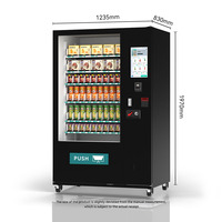 Shengma Merk Combo Verkoper Automaat Voor Frisdrank Fastfood En Snacks Box Lunchautomaat