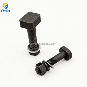 Pernos y Tuercas de Acero M16 X55 de Alta Resistencia al por Mayor, Pernos de <span class=keywords><strong>Cabeza</strong></span> Hexagonal, Piezas de Repuesto para Maquinaria de Construcción - Product Image 3