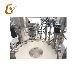 factory price automatic coffee powder filling and capping machine