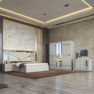 <span class=keywords><strong>Suite</strong></span> de chambre personnalisable de luxe moderne pour hôtel/hôpital avec lit <span class=keywords><strong>King</strong></span>/Queen/Full Size, table de chevet, armoire et tiroirs de rangement laqués - Product Image 6
