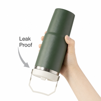 Gobelet isotherme premium de 20 oz avec double paroi et couvercle sécurisé, tasse de voyage de 30 oz pour café, thé, eau et jus