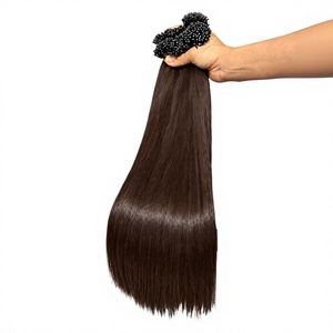 Extensiones de Cabello Humano Vietnamita Premium al por Mayor y al Detal, Doble Trama, Doble Costura a Máquina, I-Tip, Queratina, Sedosas - Product Image 1
