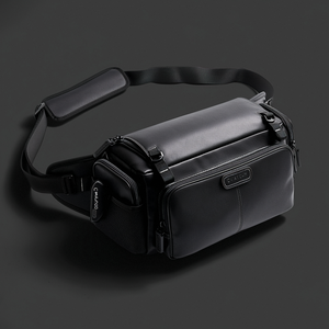 Nhà Sản Xuất Tùy Chỉnh Đa Chức Năng Da Crossbody Nhiếp Ảnh Chuyên Nghiệp Fanny Gói Thắt Lưng Dslr Máy Ảnh Nhỏ Gọn Túi Vành Đai - Product Image 2