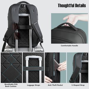 2025 Large Capacity Oxford Backpack Open Closure Unisex Fashion for Men College Students Waterproof <strong>Computer</strong> <strong>Bag</strong> for Travelers - Product Image 6