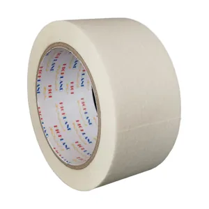 Cheap price No Residue Tear Crepe White/beige color automotive Painting Masking Paper Tape custom masking tape