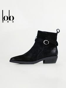 أحذية رسمية للمكتب أحذية chsea لفصل الخريف والشتاء تصميم مريح مع مشبك معدني للكاحل - Product Image 4