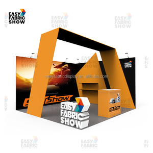 Équipement de salon commercial imprimé sur mesure stand d'exposition schéma de coque de fond d'entrée pour salons professionnels - Product Image 3