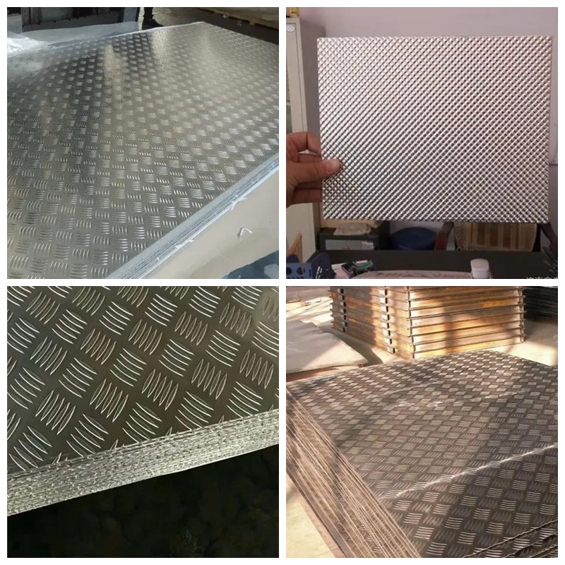 1020 8011 Aluminum Checkered Plate Hemispheric Embossed Perforated Aluminum Sheet