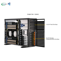 Station de travail GPU SYS-741GE-TNRT 4x RTX 6000 Processeur Blackwell Dual Xeon Silver 1 To de RAM Machine d'IA Apprentissage profond Rendu