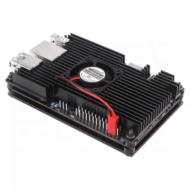 Orange Pi5&Orange Pi5B Aluminum Metal Case and Cooling Fan Optional 5V4A adapter and network cable