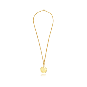 Collana con Ciondolo a Forma di Lettera H in Acciaio Inossidabile, 1,9 Cm, Gioiello Raffinato Monofacciale - Product Image 1