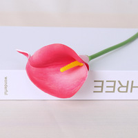 Fleur artificielle de lys calla en PU de haute qualité, tige unique, mini-fleur pour la décoration du Nouvel An à la maison, vente en gros Shandong