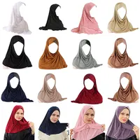 Underscarf 패션 터키 이스탄불 이슬람 넥타이 다시 Undercap 내부 이슬람 여성 Hijab