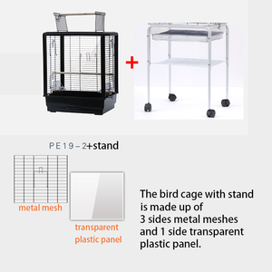 Vente en gros Cage à oiseaux pinson perroquet en métal cage à oiseaux petits animaux cage à oiseaux - Product Image 3