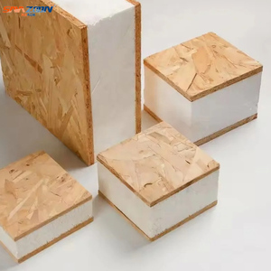 Panel Estructural Aislado (SIP) Revestido con <span class=keywords><strong>OSB</strong></span> con Núcleo de Espuma Fenólica, EPS o PU para Construcción de Paredes de Casas Prefabricadas y Modulares - Product Image 1