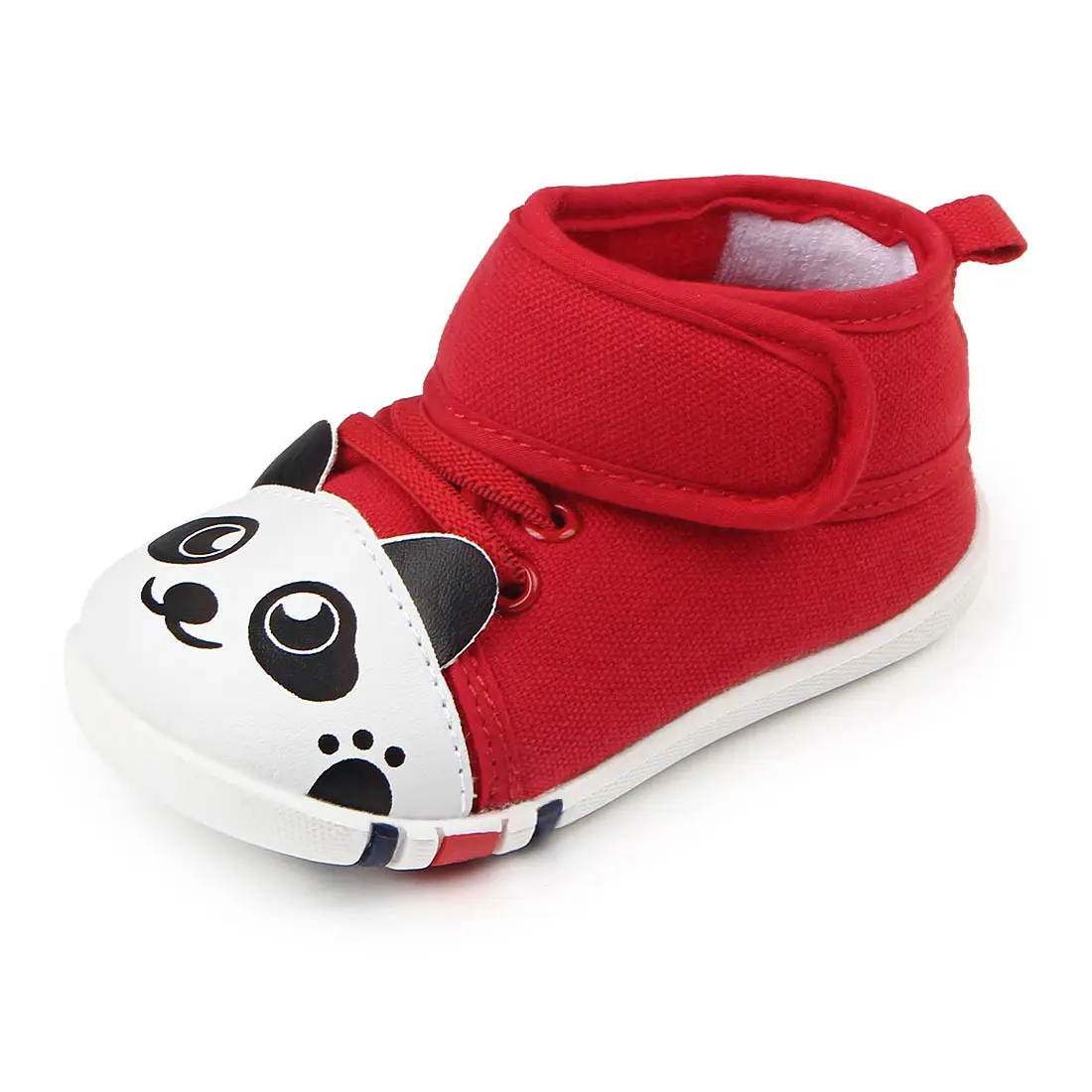 Новые милые ботинки с рисунком животных из мультфильмов, дышащая хлопковая обувь с мягкой подошвой, детская функциональная обувь для здоровья, защита от выключения