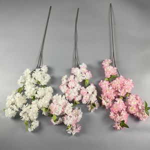 <b>Artificial</b> <b>Flowers</b> Wedding Decoration Silk <b>Flowers</b> <b>Artificial</b> Cherry Blossom Branch for Wedding Party Decorative - Product Image 2
