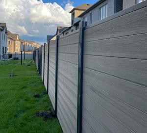 Vente en gros de clôture extérieure étanche composite anti-uv <span class=keywords><strong>bois</strong></span> plastique moderne certifiée CE en Wpc pour balcon de jardin - Product Image 4