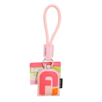 Porte-clés de voiture en cuir PU véritable 5ème génération avec pendentif sac à lettres, best-seller transfrontalier, 26 lettres anglaises, durable