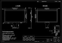 Film Ito kaca Sensor Panel layar sentuh kapasitif 23.8"