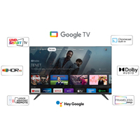 Téléviseur intelligent 85 pouces Android TV Dolby Audio HDR10 Gaming Miracast Commande vocale Écran plat QLED OLED pour Home Cinéma