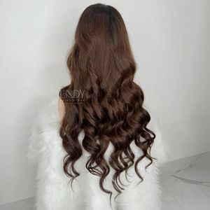Perruques de dentelle de cheveux humains vendeurs de cheveux humains vietnamiens perruque de cheveux humains ondulée sans colle - Product Image 1