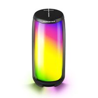 Altavoz Portátil Hopestar P49 de 10W con Bluetooth, Resistente al Agua IP67, Luz RGB, Sonido Estéreo TWS 360 °   Altavoz Inalámbrico para Exteriores con Sonido Envolvente