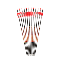 Axe de flèche en carbone pur pour tir à l'arc, flèche de 4.2mm, aubes en tpu, flèche recourbée