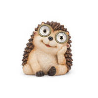 Statue de hibou solaire mignonne pour jardin, décoration extérieure, cadeau, éclairage extérieur, fabriquée en usine BSCI