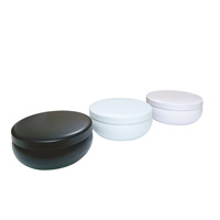 En stock – Pot artisanal en fer blanc noir mat en forme d'ampoule de 10 oz avec bouchon à vis, personnalisable, pour bougies parfumées de salle de bain et d'hôtel, vente en gros