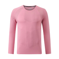 T-shirt multisports respirant en tissu solide de 200 grammes, imprimé en sérigraphie, pour femmes, élastique et sans couture