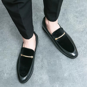 Chaussures Oxford de mariage de luxe pour hommes en cuir véritable personnalisé de style rétro, formelles, italiennes, en cuir de vachette pleine fleur - Product Image 1