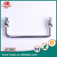 Poignée pliable en U pour armoire, poignée de porte de placard et de tiroir, poignée de garde-robe J2100c, vente chaude