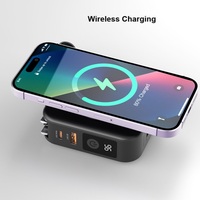 Nouvelle Arrivée 2026 : Power Bank de Voyage avec Câbles, Chargeur Sans Fil pour Téléphone et Montre, Adaptateur de Voyage Universel, Approuvé par les Compagnies Aériennes