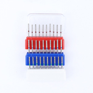 Fraise diamantée Exsr 1,6 mm à tête conique pour le polissage et le meulage dentaire, certifiée CE - Product Image 1