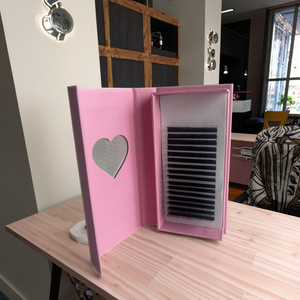 Mi giả cá nhân, khay đựng mi in logo tùy chỉnh, nhãn hiệu riêng, mi đen lì chất liệu cashmere, nối mi - Product Image 1