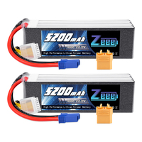 Zeee Drone haute capacité 6S Lipo batterie 5200mAh 100C 22.2V UAV/drone batterie/fpv Lipo batterie