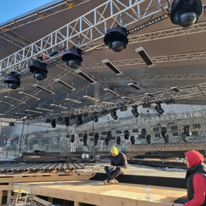 Prix usine DJ éclairage de scène Truss affichage 290*290 en alliage d'aluminium lumière Truss Stand Totems Truss pour l'éclairage de scène - Product Image 1