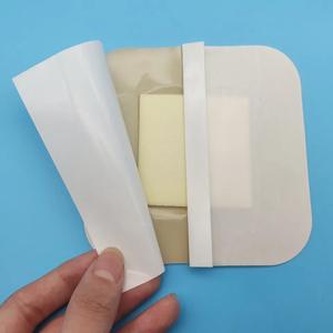 Cerotto in Schiuma di Poliuretano Idrocolloidale Autoadesivo ad Alta Assorbenza Certificato <span class=keywords><strong>CE</strong></span> ISO, Medicazione Adesiva Sterile per Ferite - Product Image 4