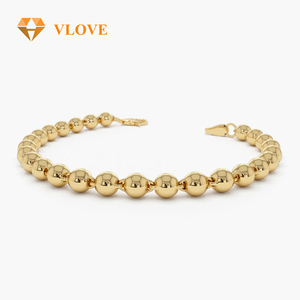 <span class=keywords><strong>Bracelet</strong></span> en perles dorées anti-ternissement, <span class=keywords><strong>vente</strong></span> en gros, <span class=keywords><strong>bracelet</strong></span> pour <span class=keywords><strong>homme</strong></span>, <span class=keywords><strong>bracelet</strong></span> inspirant - Product Image 1