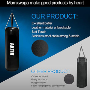 Commercio all'ingrosso della fabbrica di boxe professionale <span class=keywords><strong>Unisex</strong></span> sacco da boxe Logo personalizzato PU palestra di allenamento sacchetti di sabbia di vendita calda per adulti - Product Image 6